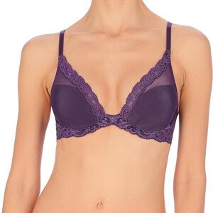 Natori feathers 30ddd in deep purple